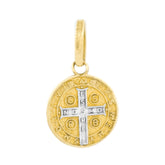 Medalla unisex en oro 10K